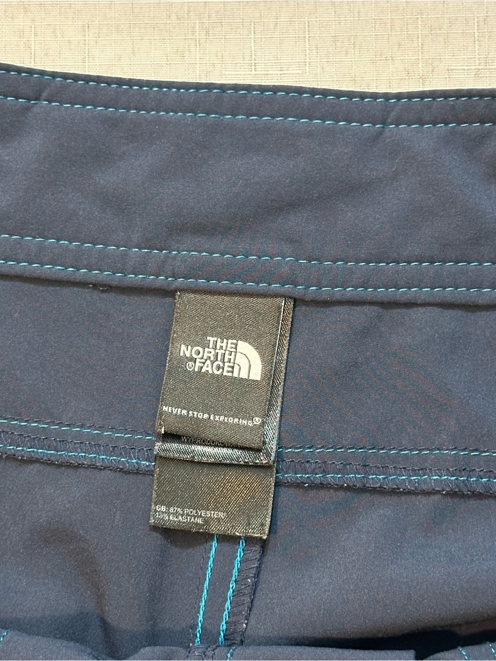 The North Face Women’s Navy Blue Board Shorts Swim Shorts Lace Up Large - Picture 12 of 16